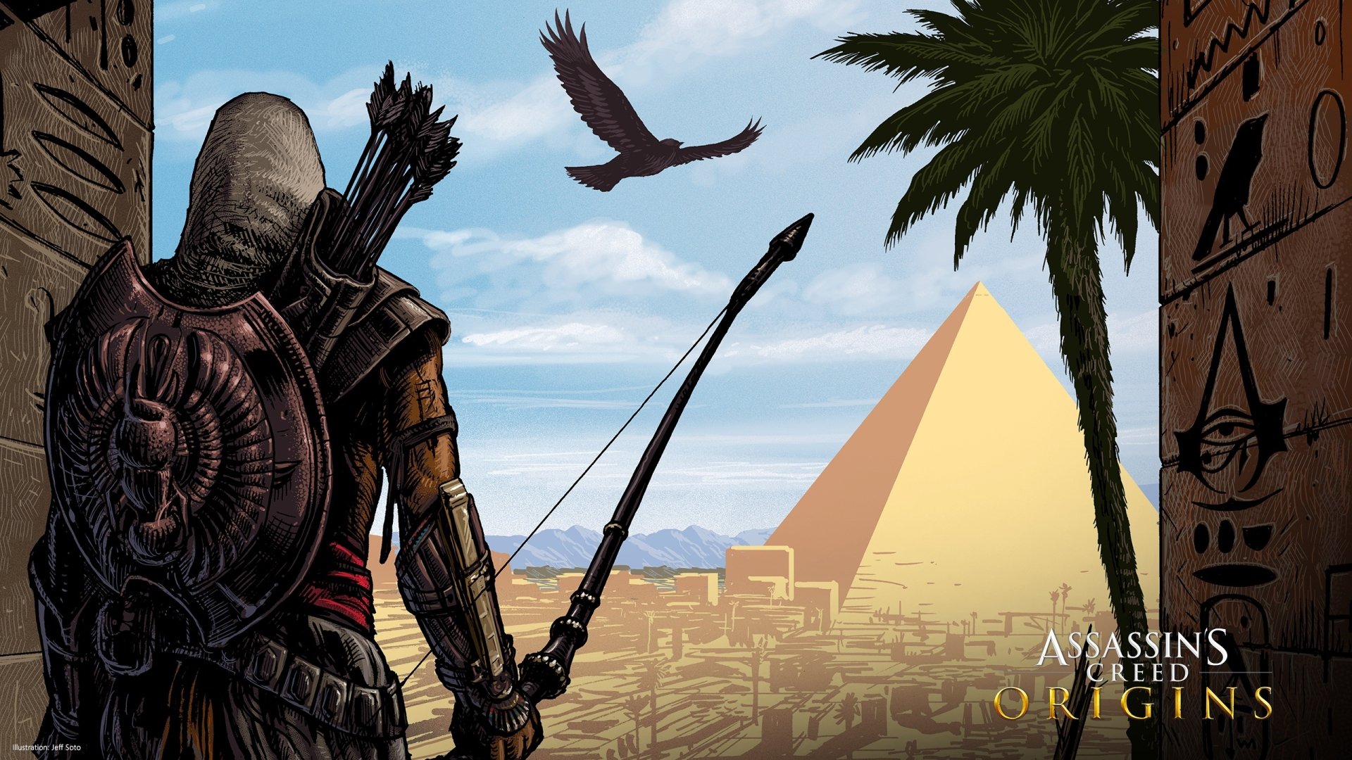 Download Bayek Of Siwa Video Game Assassins Creed Origins Hd Wallpaper