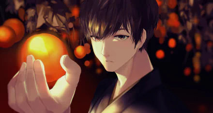 brown eyes brown hair short hair Anime Original HD Desktop Wallpaper | Background Image