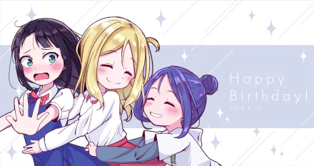 Dia Kurosawa Kanan Matsuura Mari Ohara Anime Love Live! Sunshine!! HD Desktop Wallpaper | Background Image