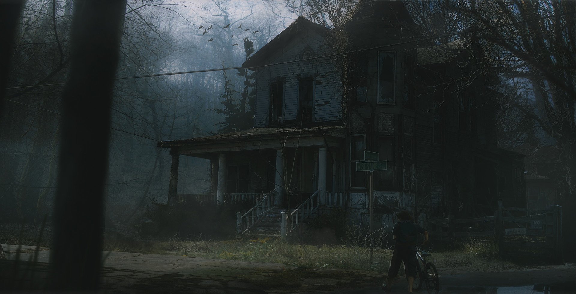 Download Dark House HD Wallpaper by Michael Morris