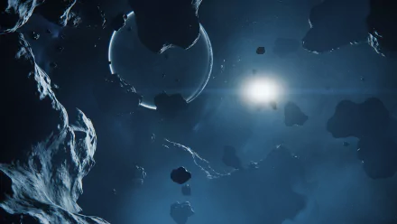 asteroid Levski (Star Citizen) Delamar (Star Citizen) space video game Star Citizen HD Desktop Wallpaper | Background Image