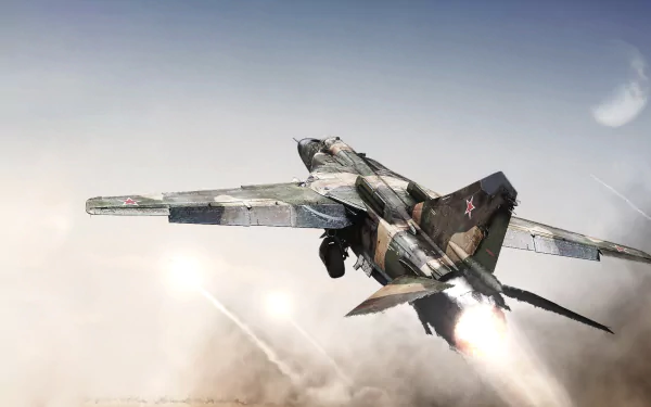 warplane aircraft jet fighter military Mikoyan-Gurevich MiG-23 HD Desktop Wallpaper | Background Image