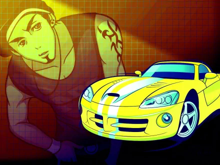 car video game Drift City HD Desktop Wallpaper | Background Image