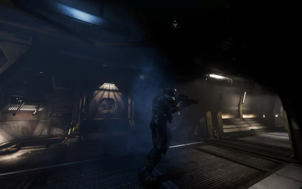 Reclaimer (Star Citizen) armor space video game Star Citizen HD Desktop Wallpaper | Background Image