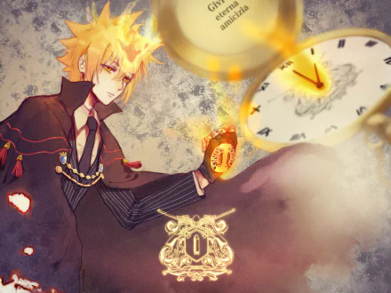 Giotto (Katekyō Hitman Reborn!) Anime Katekyō Hitman Reborn! HD Desktop Wallpaper | Background Image