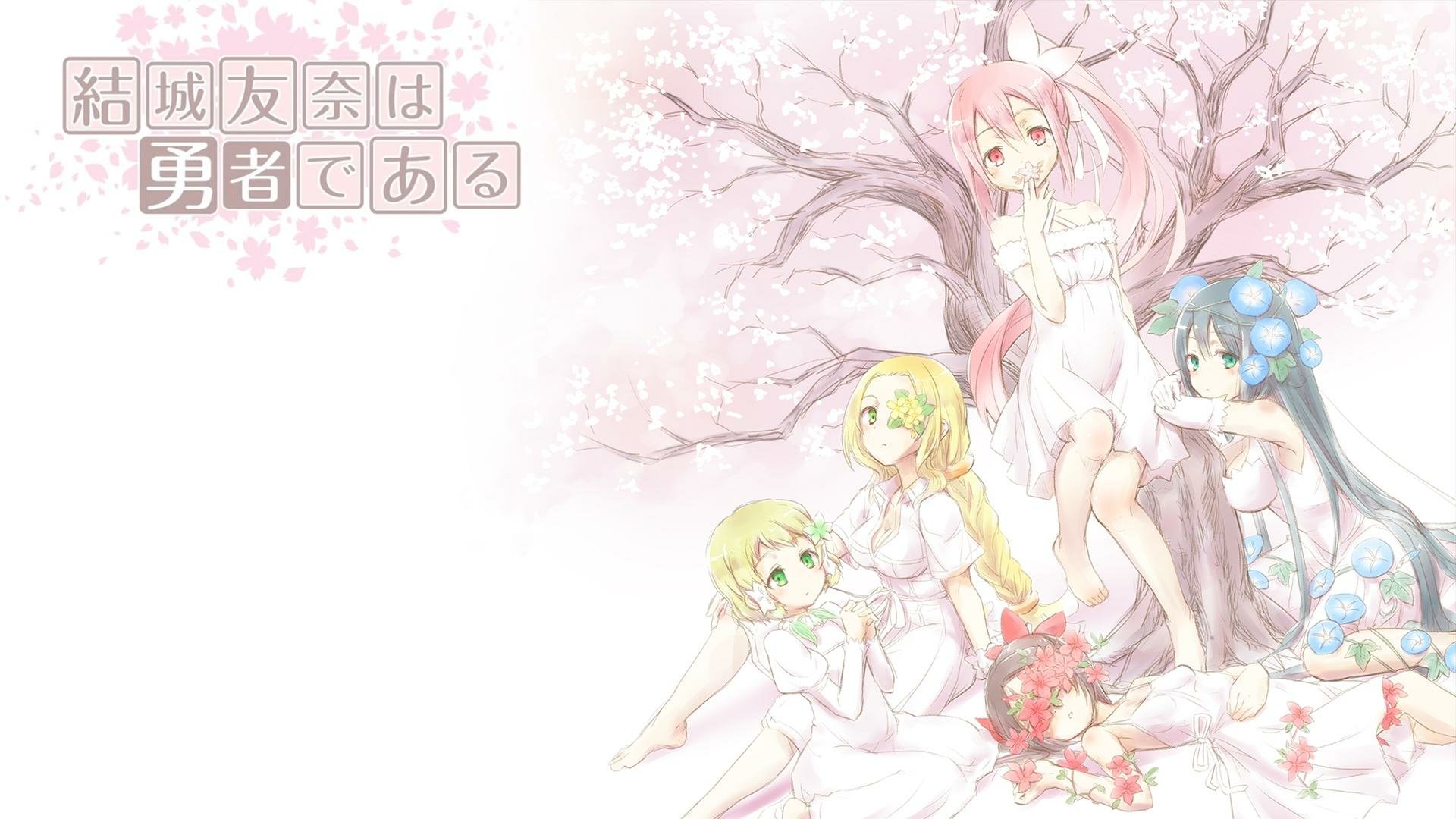 Download Miyoshi Karin Inubouzaki Itsuki Inubouzaki Fu Togo Mimori Yuki Yuna Anime Yuki Yuna Is A Hero HD Wallpaper
