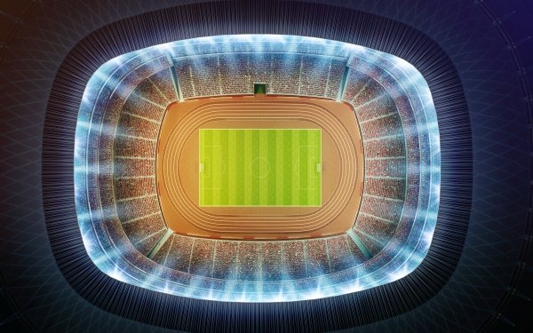 Sports Stadium Aerial Soccer HD Wallpaper | Background Image