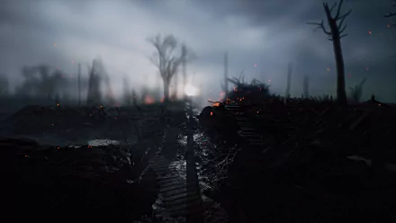 destruction tank trenches video game Battlefield 1 HD Desktop Wallpaper | Background Image