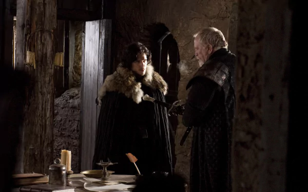  Jon Snow and Jeor Mormont