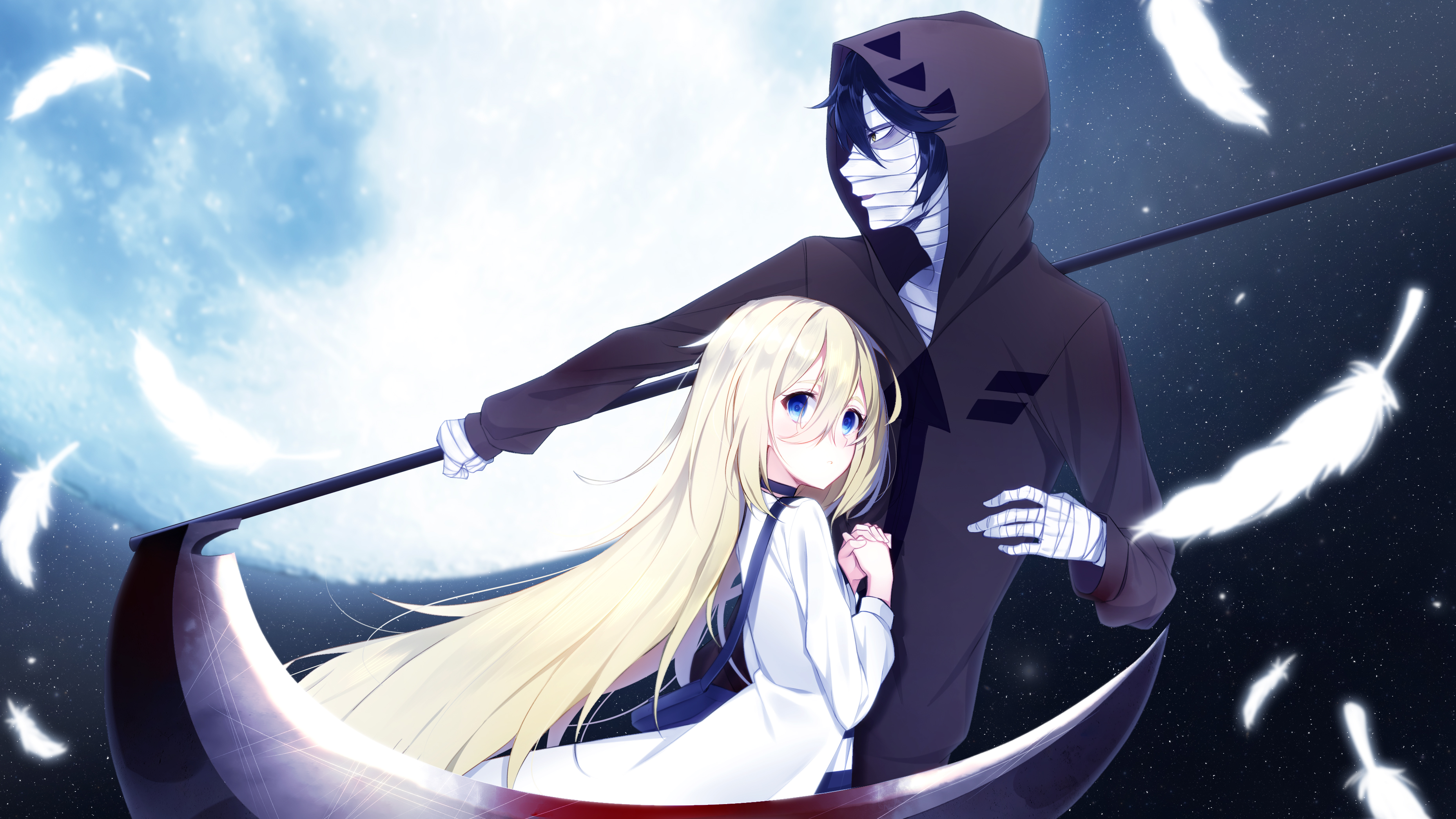 Download Explore the intersection of horror & suspense in Angels Of Death  Wallpaper