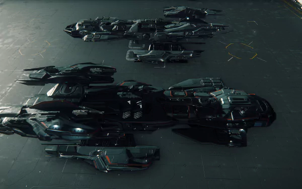 Constellation Andromeda (Star Citizen) Port Olisar (Star Citizen) Constellation Aquila (Star Citizen) video game Star Citizen HD Desktop Wallpaper | Background Image