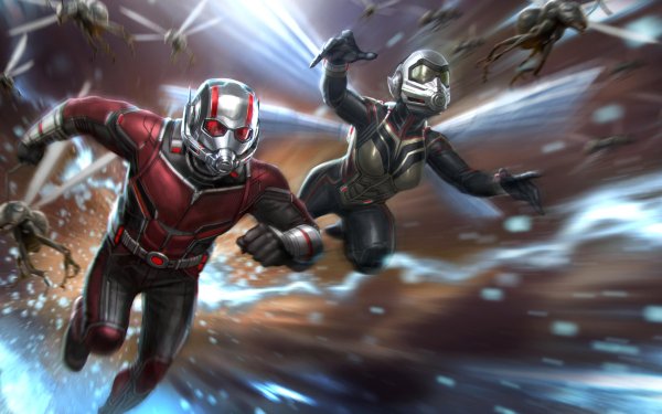Movie Ant-Man and the Wasp Ant-Man Wasp Marvel Comics Hope Van Dyne Scott Lang HD Wallpaper | Background Image