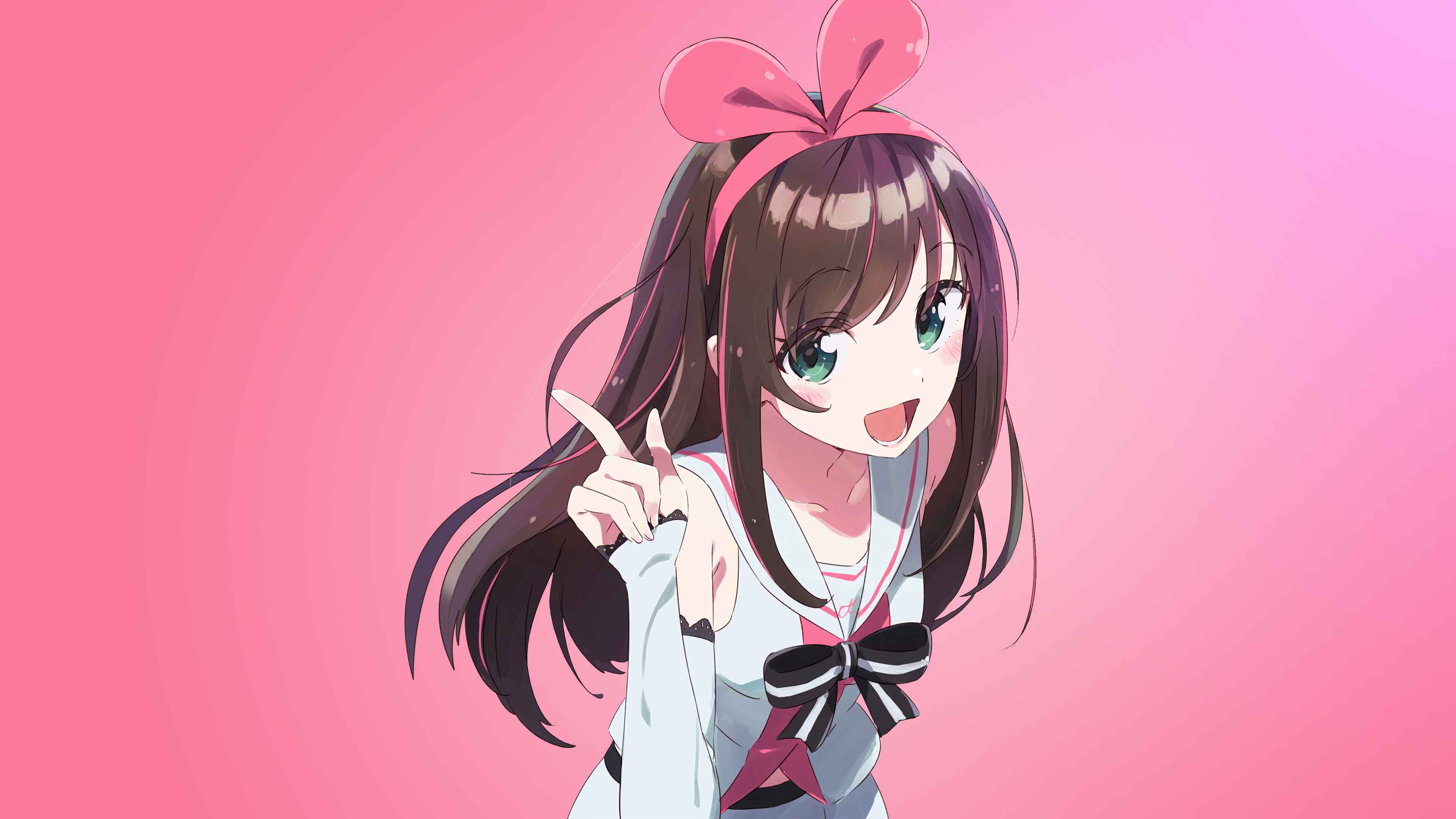 Kizuna AI Anime Vibes Stunning 4K Ultra HD AI Channel Wallpaper By Kizuna AI Anime Vibes Stunning 4K Ultra HD AI Channel Wallpaper By