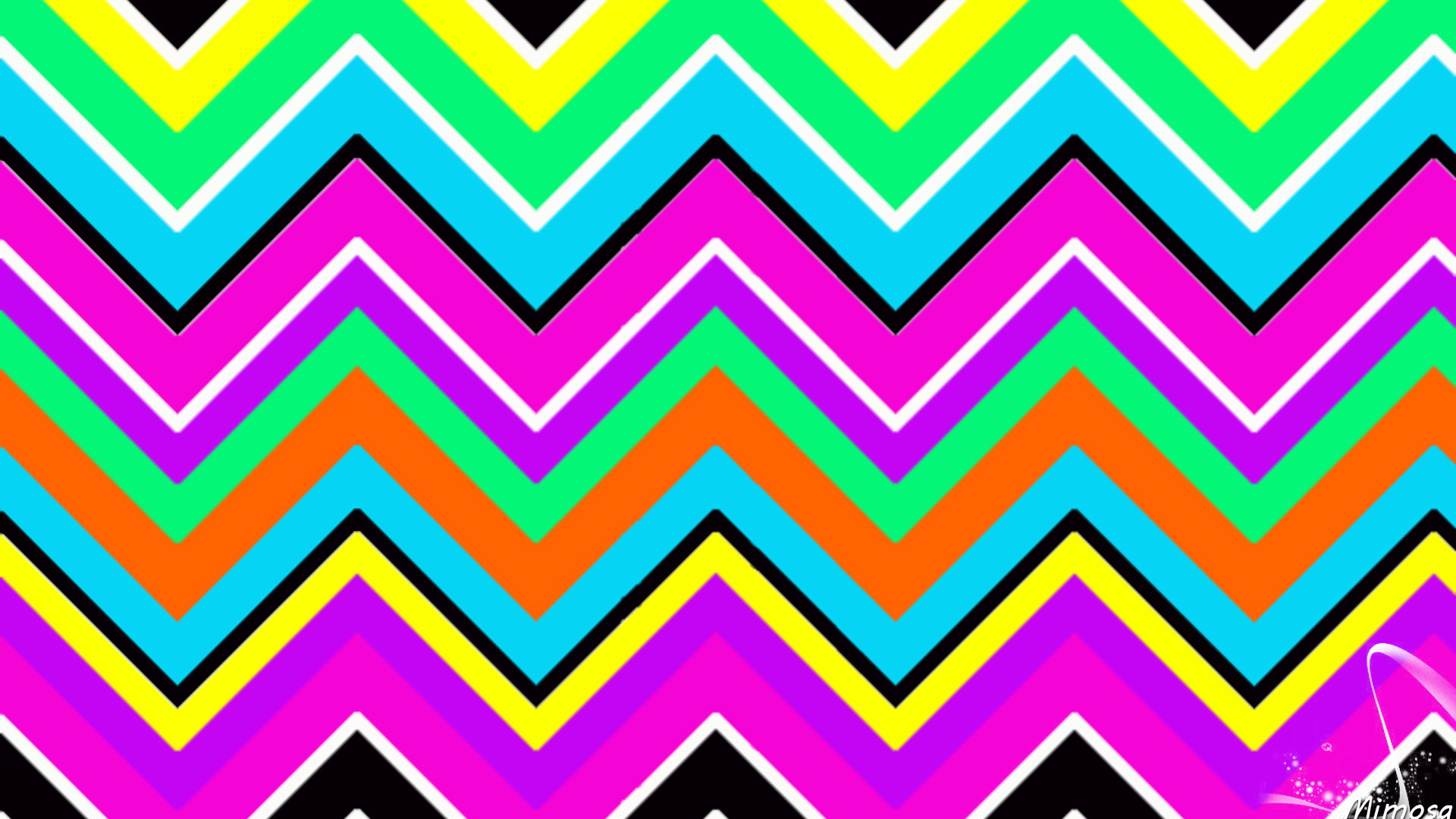 Colorful chevrons #4 by Mimosa