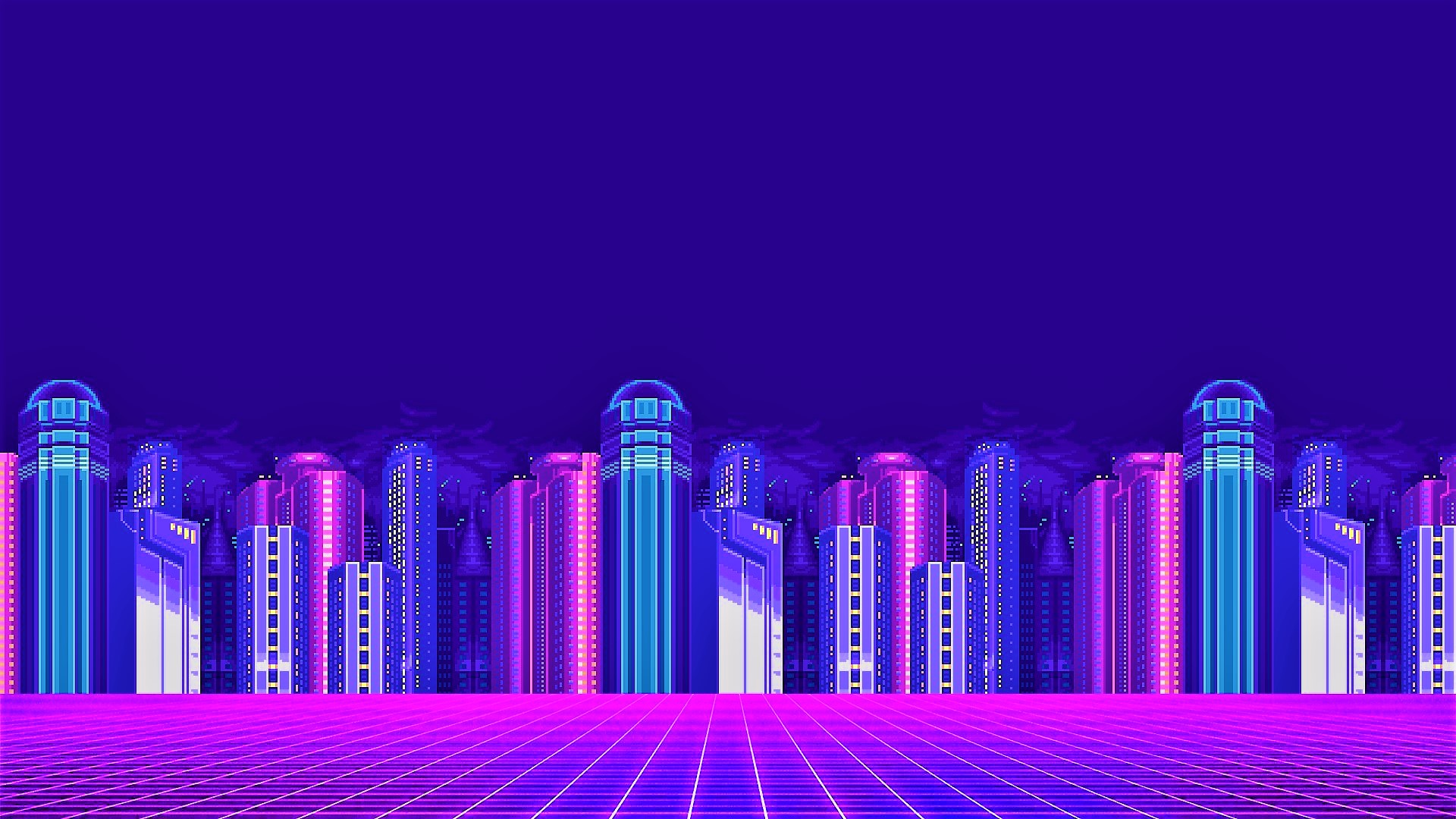 Neon City HD Wallpaper | Background Image | 1920x1080 | ID ...