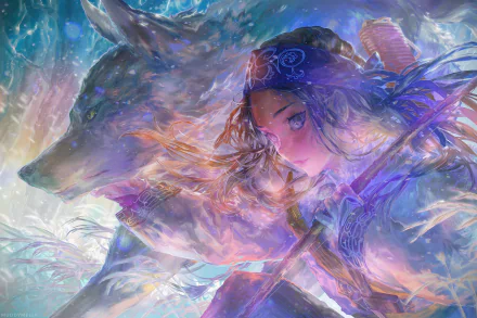 Retar (Golden Kamuy) Asirpa (Golden Kamuy) Anime Golden Kamuy HD Desktop Wallpaper | Background Image