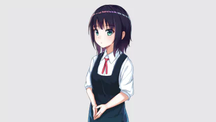  Anime Girl by IK @_itakana