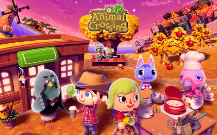  Animal Crossing Thanksgiving Wallpaper