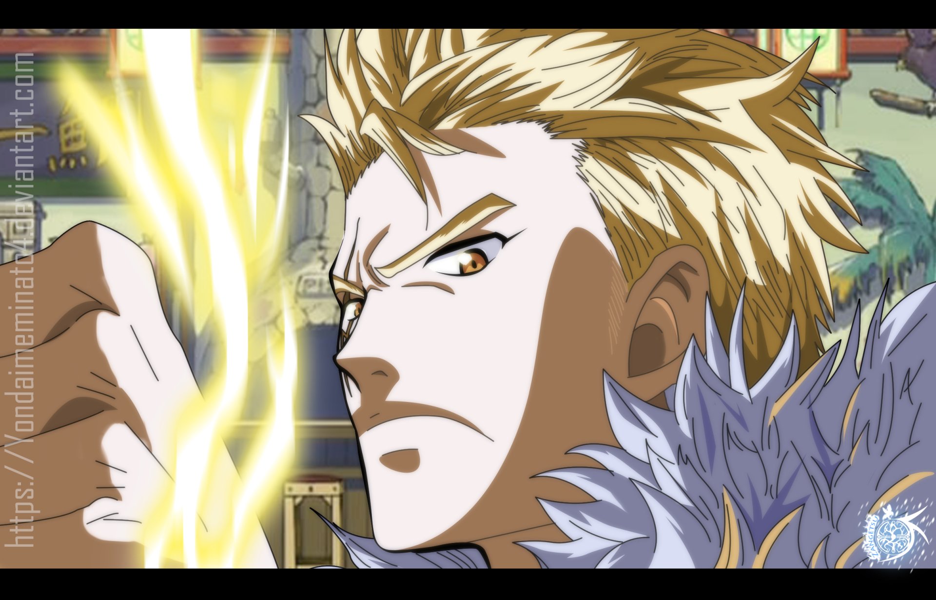 Download Laxus Dreyar Anime Fairy Tail HD Wallpaper by Fawzy Nahwi