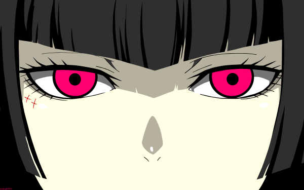 Anime Tokyo Ghoul:re Juuzou Suzuya Black Hair Pink Eyes Minimalist HD Wallpaper | Background Image