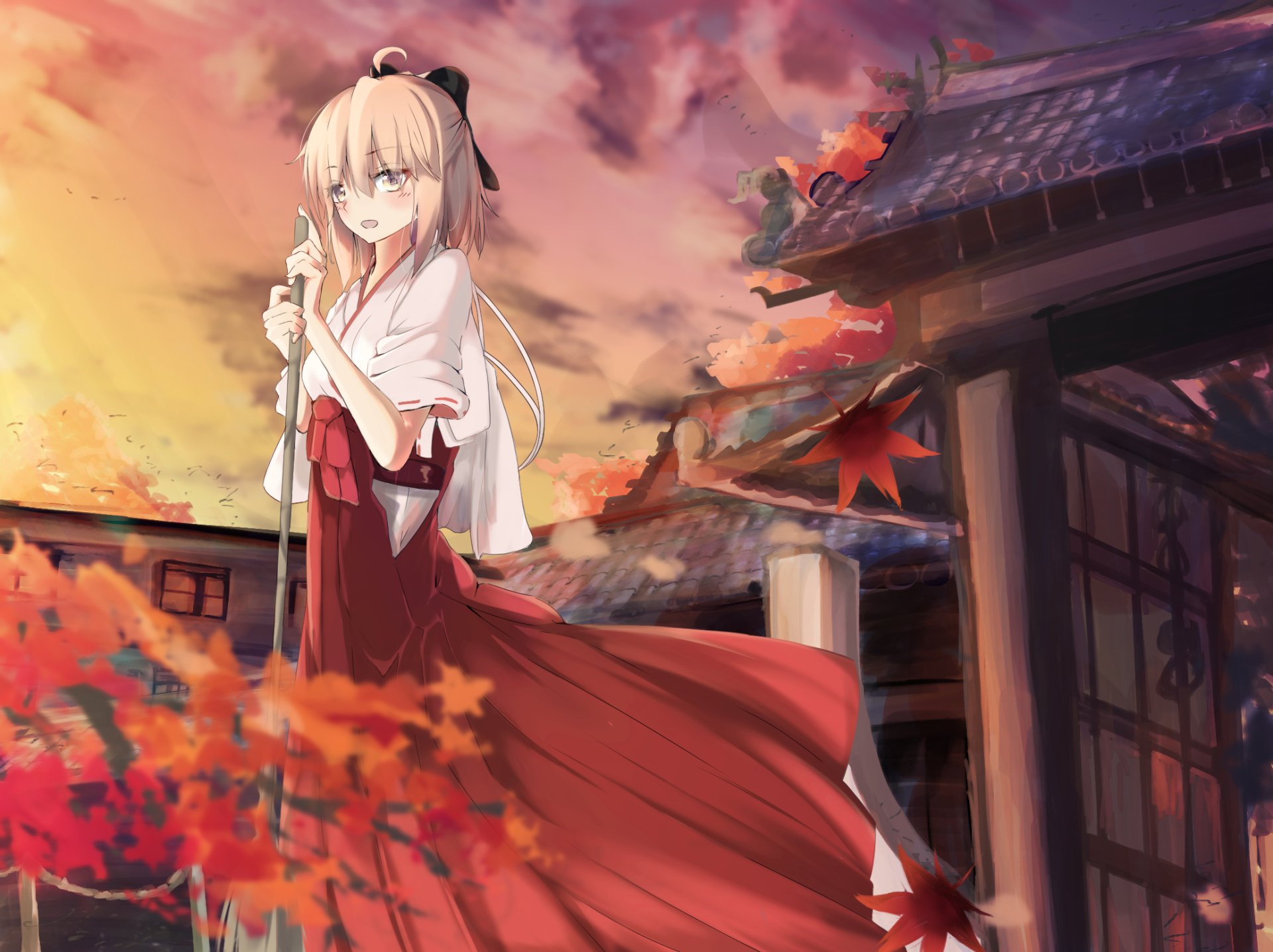 Download Sakura Saber Anime Fate/Grand Order HD Wallpaper by 金子　わゆ