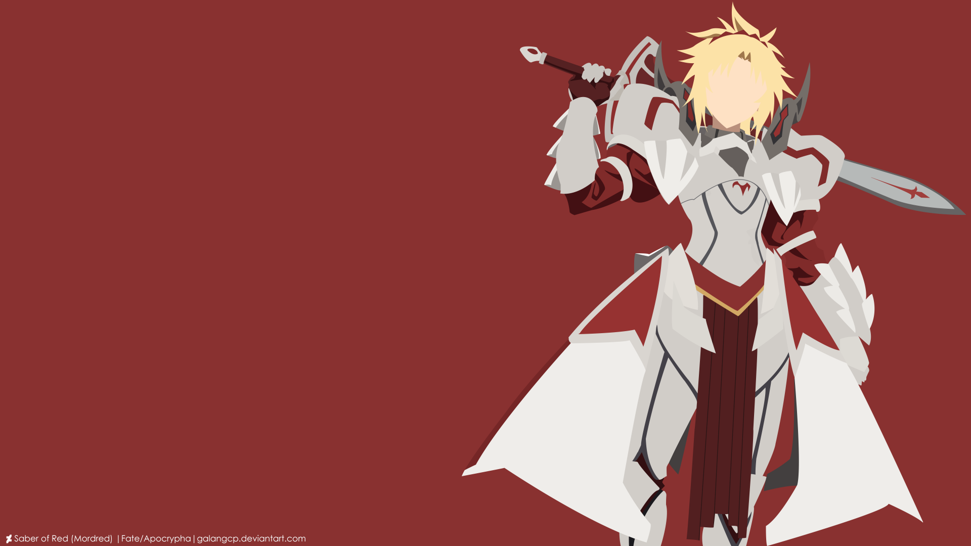 Download Sword Weapon Armor Minimalist Blonde Fate (Series) Saber (Fate