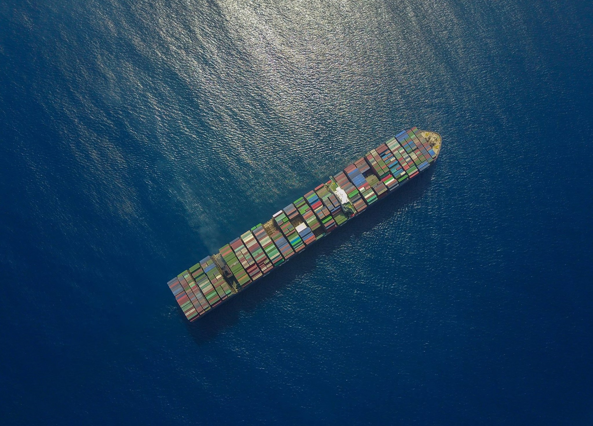 Drone Photo of  Container Ship by alexandersonscc