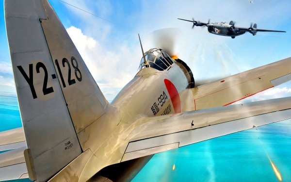Military Mitsubishi A6M Zero Military Aircraft Aircraft HD Wallpaper | Background Image
