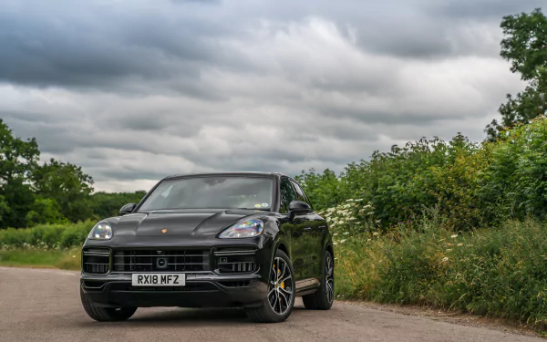 SUV black car car Porsche vehicle Porsche Cayenne HD Desktop Wallpaper | Background Image
