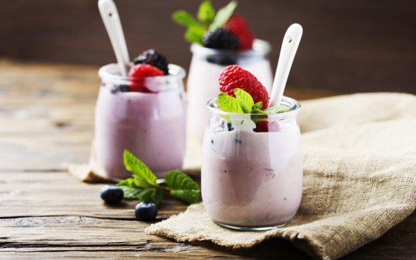 Food Yogurt Still Life Fruit Dessert HD Wallpaper | Background Image