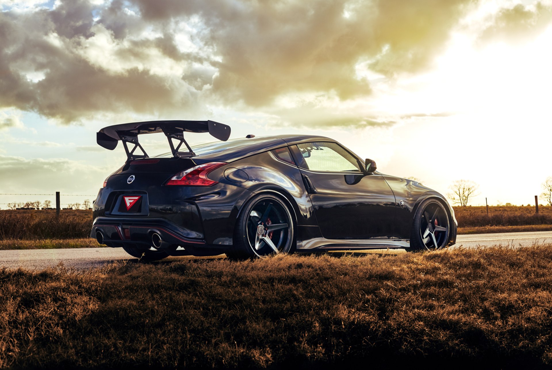 Download Car Nissan Black Car Vehicle Nissan 370Z HD Wallpaper