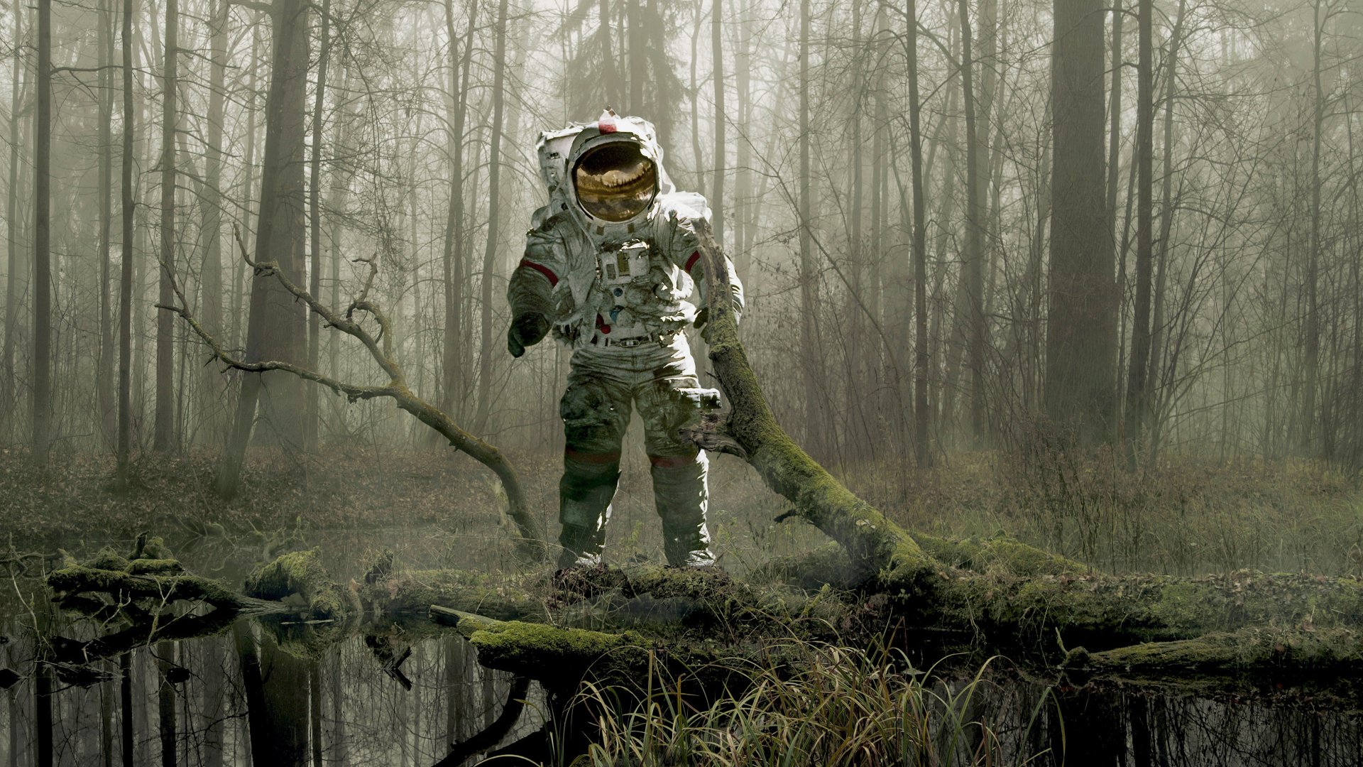 Download Sci Fi Astronaut  4k Ultra HD Wallpaper