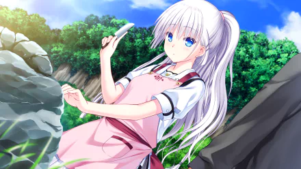 Naruse Shiroha Anime Summer Pockets HD Desktop Wallpaper | Background Image