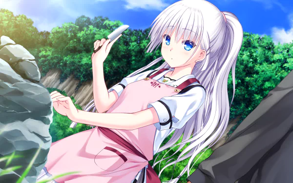Naruse Shiroha Anime Summer Pockets HD Desktop Wallpaper | Background Image