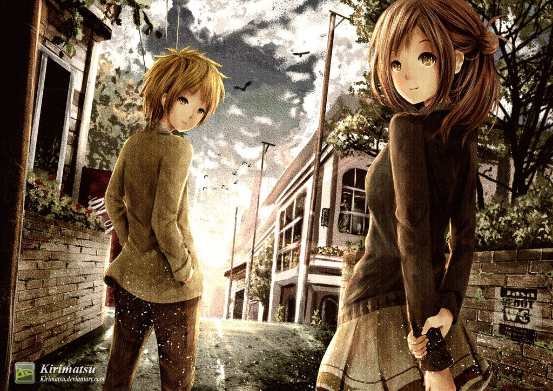 Download Yūki Hase Kaori Fujimiya Anime One Week Friends HD Wallpaper by kirimatsu