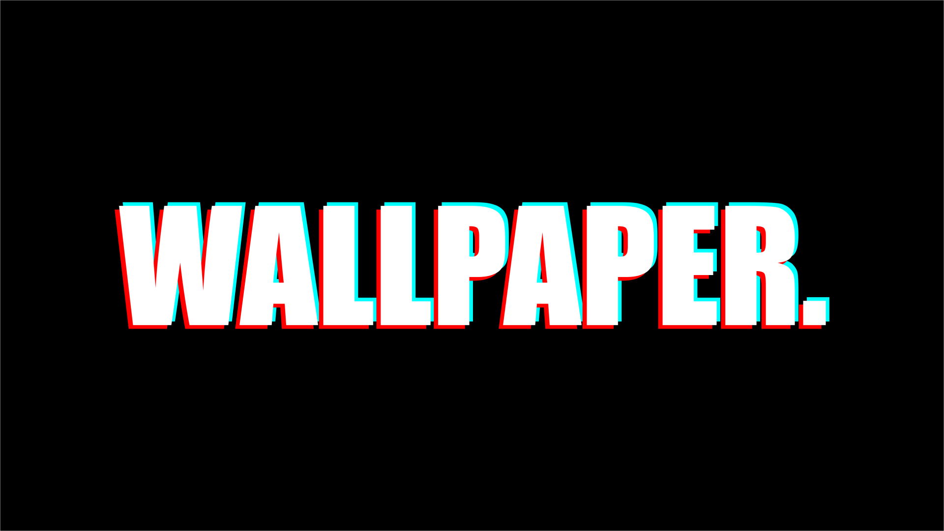 Artistic black and white word WALLPAPER. displayed boldly in 4K Ultra HD, designed as a PC desktop background.