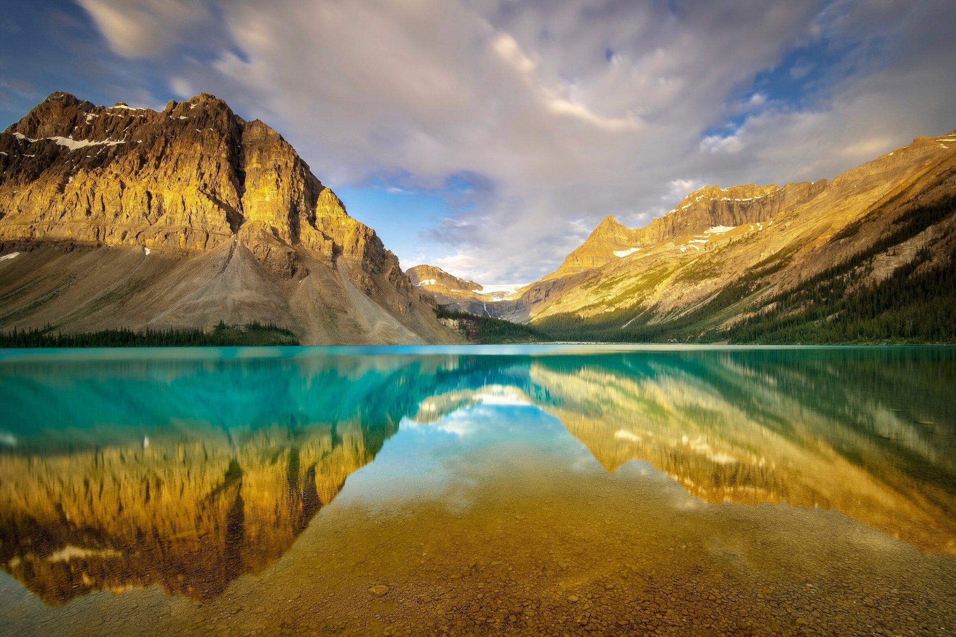 Serene Mountain Lake Reflection - Stunning HD Nature Wallpaper ...