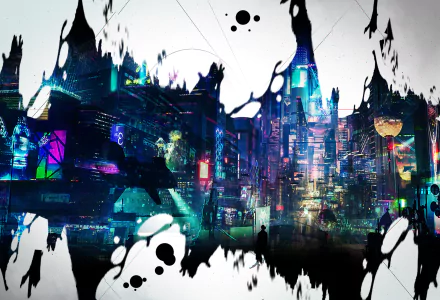 artistic city HD Desktop Wallpaper | Background Image