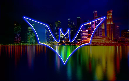  Neon Batman