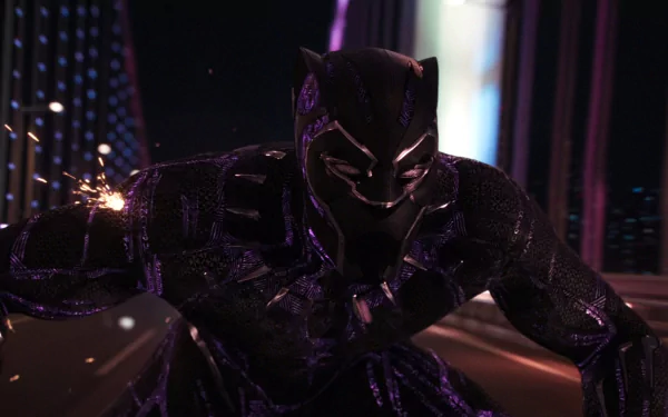 Black Panther (Marvel Comics) T'Challa movie HD Desktop Wallpaper | Background Image