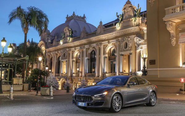 grand tourer silver car car Maserati vehicle Maserati Ghibli HD Desktop Wallpaper | Background Image