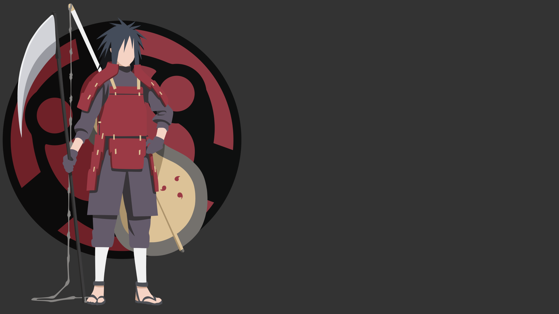 Uchiha Madara Minimalist Wallpaper HD Wallpaper ...