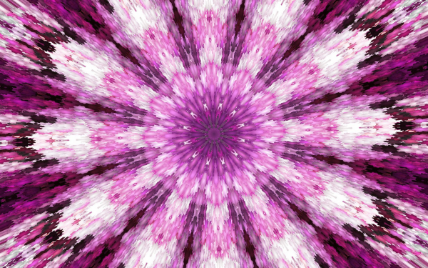 Abstract Kaleidoscope Pink Purple HD Wallpaper | Background Image