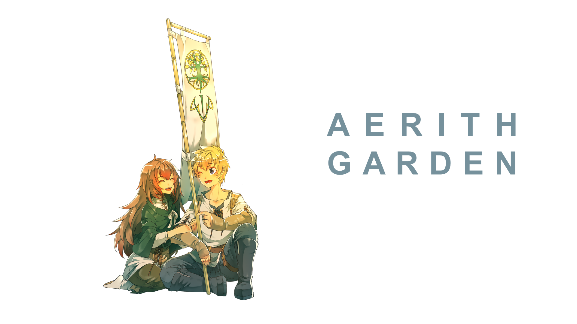 Anime Aerith Garden HD Wallpaper | Background Image