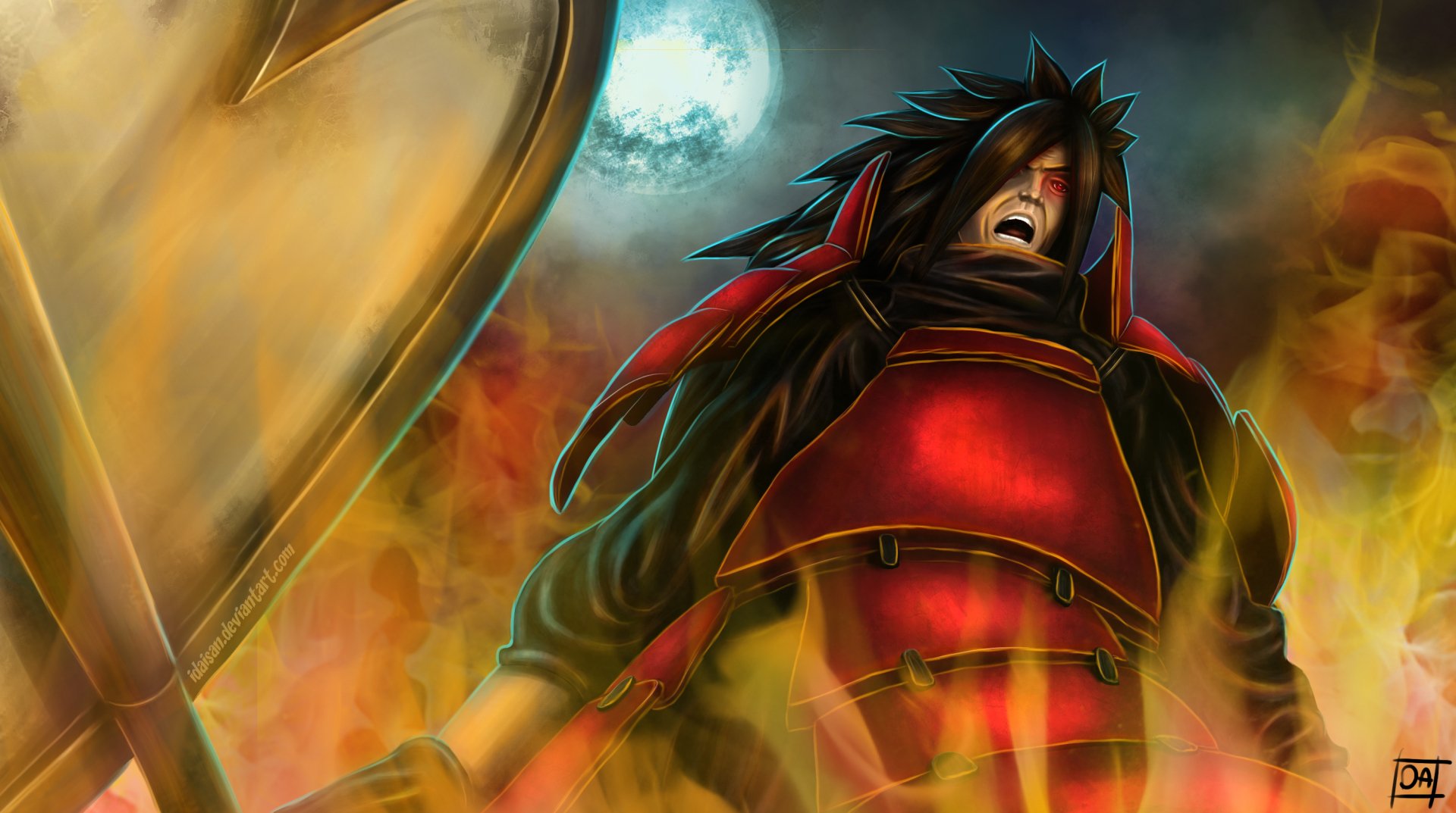 Download Madara Uchiha Anime Naruto HD Wallpaper by iDaisan
