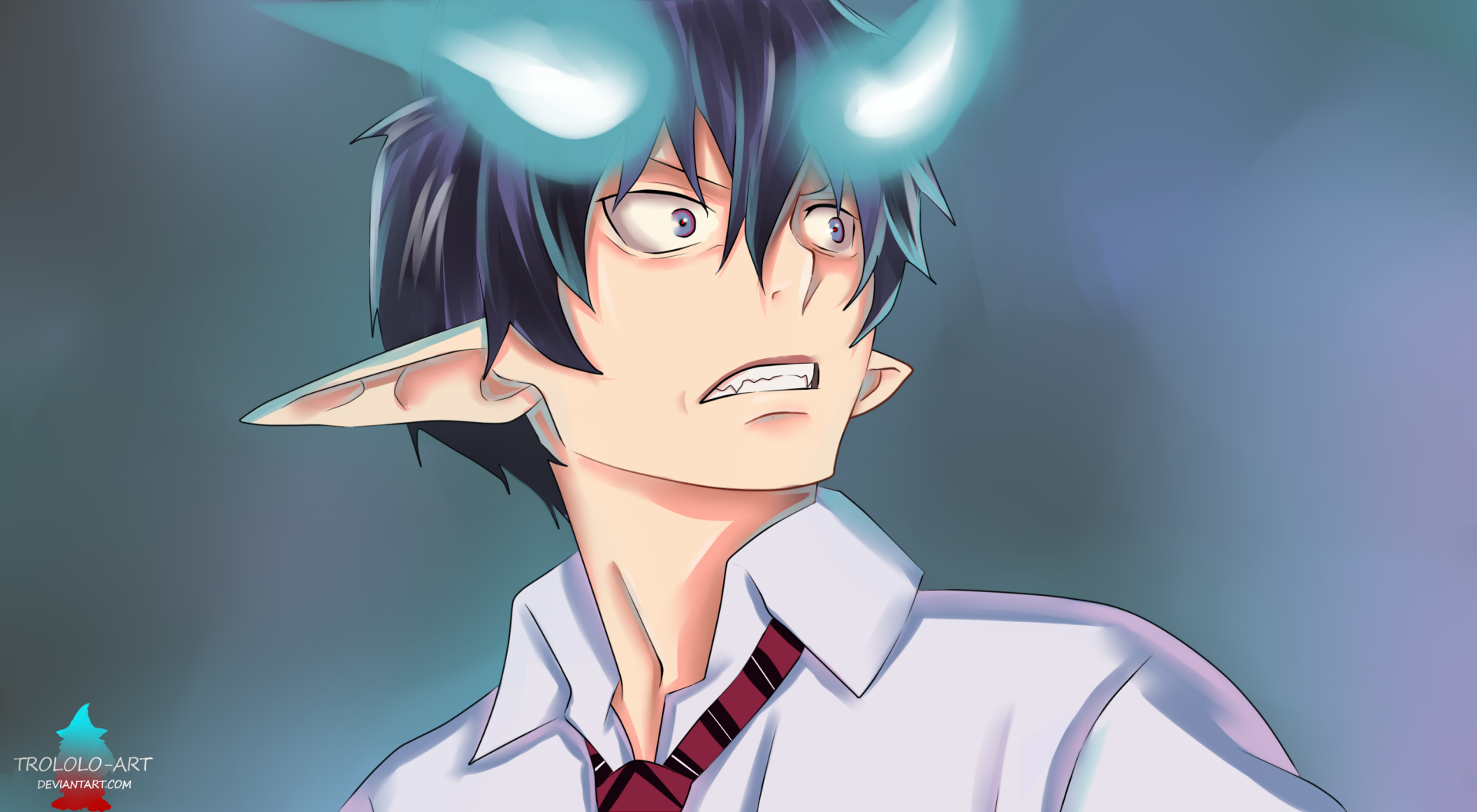 Download Rin Okumura Anime Blue Exorcist HD Wallpaper by Plaitum