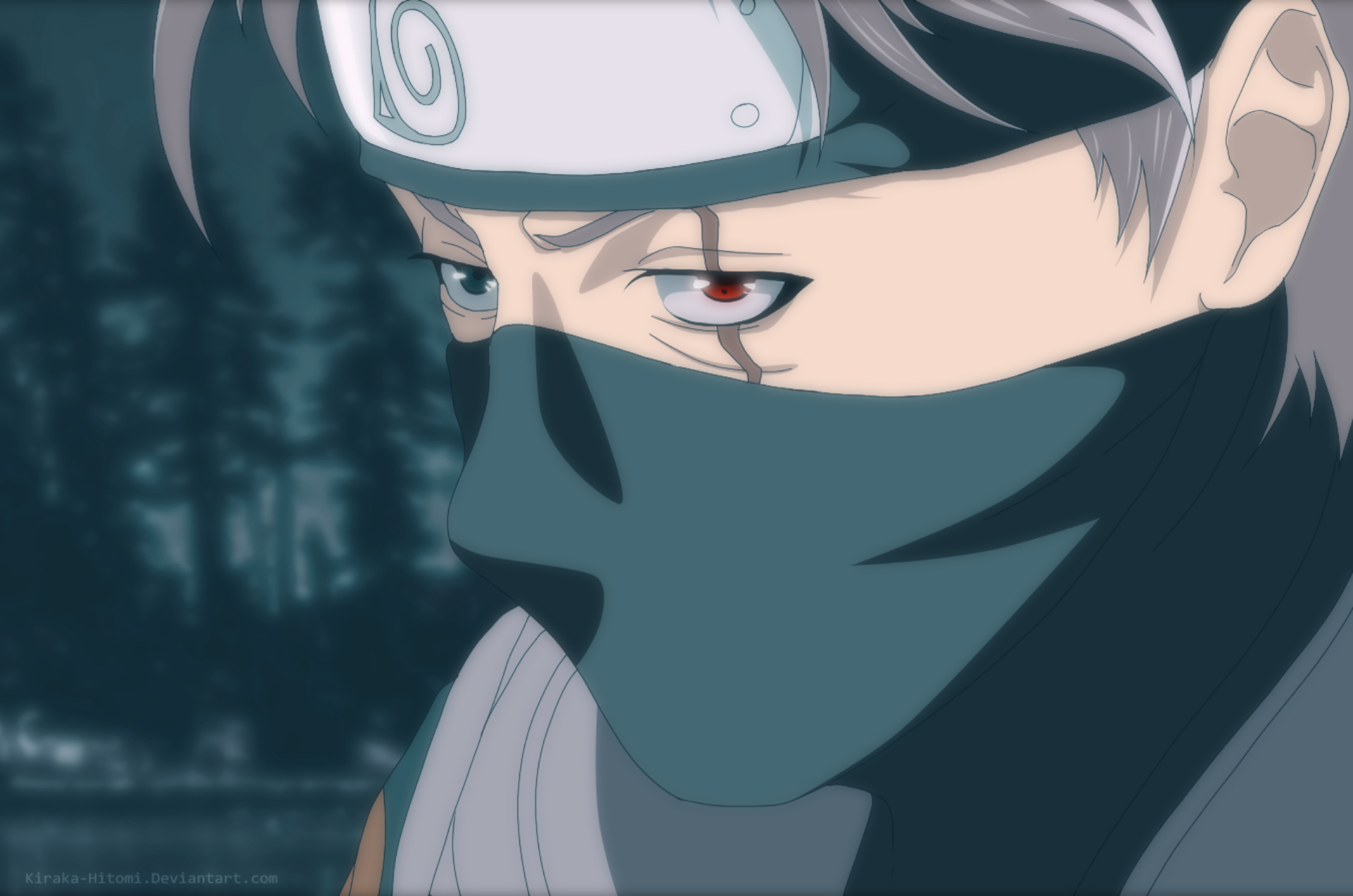 Download Kakashi Hatake Anime Naruto HD Wallpaper by Kiraka-Hitomi