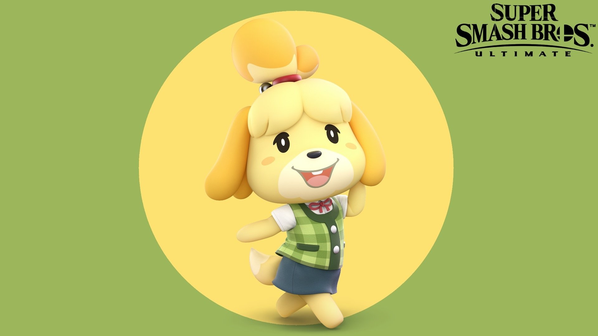 Download Animal Crossing Isabelle (Animal Crossing) Video Game Super Smash Bros. Ultimate HD Wallpaper by DJ_David