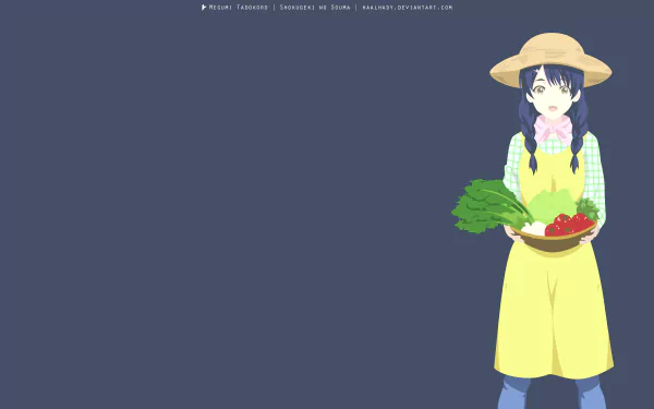 Megumi Tadokoro Anime Food Wars: Shokugeki no Soma HD Desktop Wallpaper | Background Image