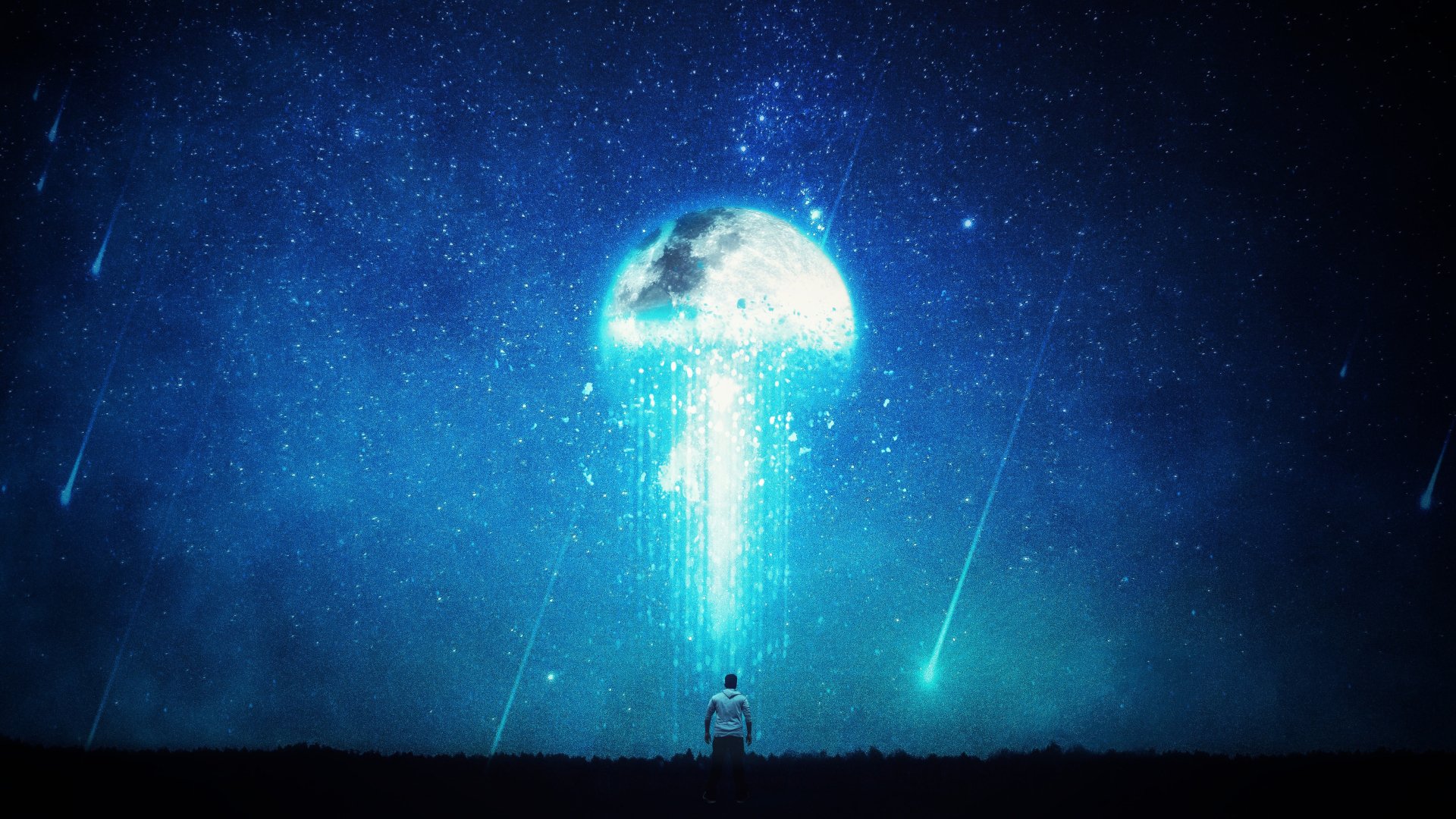 Download Moon Fantasy Dream 4k Ultra HD Wallpaper